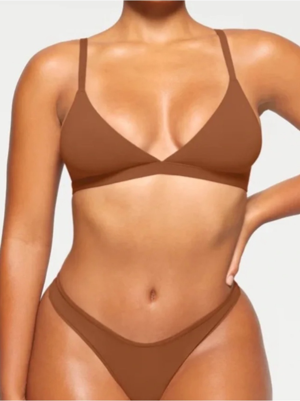 SKIMS FITS EVERYBODY Triangle Bralette Limited Edition Copper S